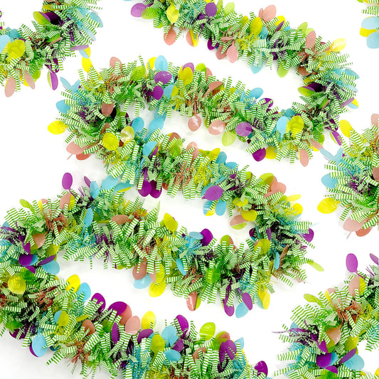 Easter Tinsel Garland Egg Decor