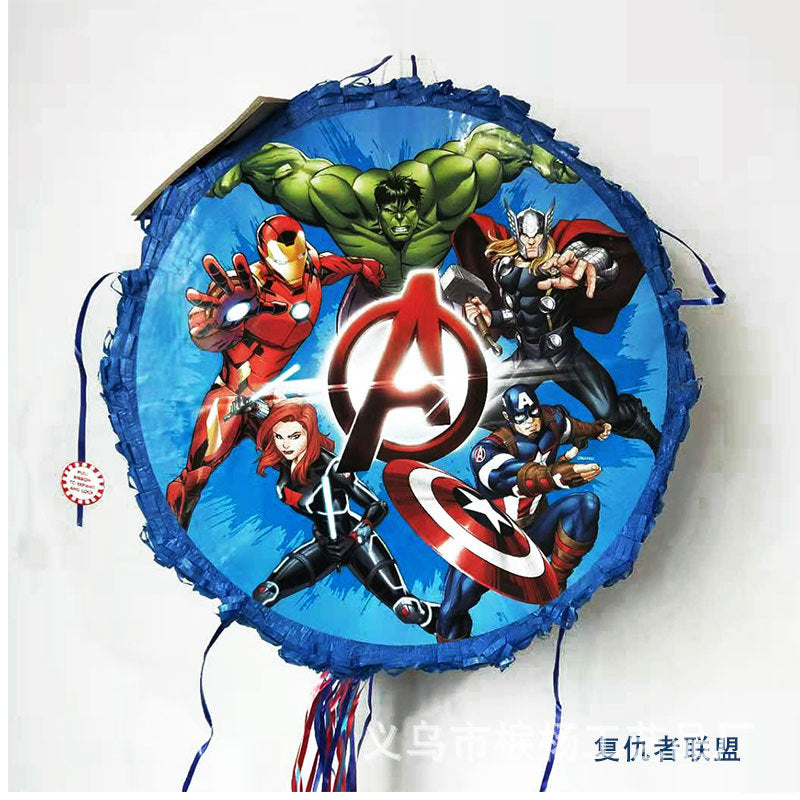 Superhero Emblem Birthday Party Piñata