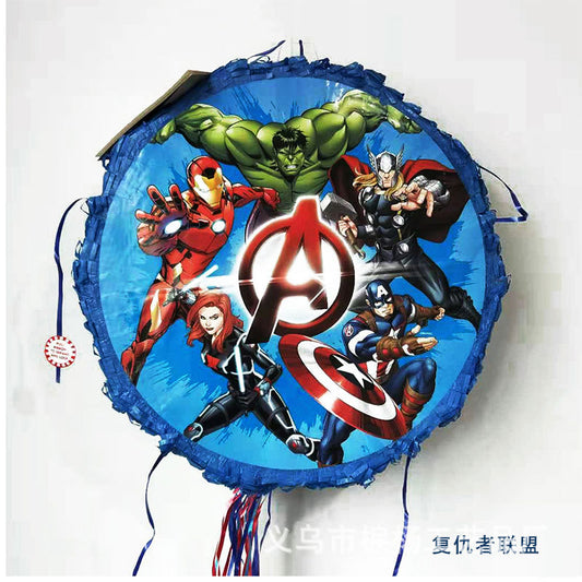 Superhero Emblem Birthday Party Piñata