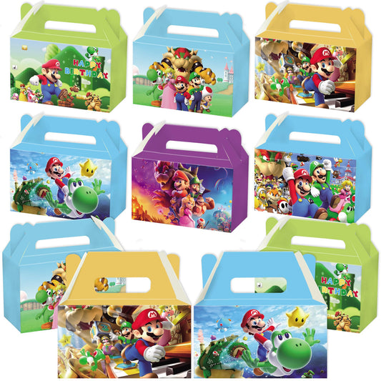 Mario Party Favor Gable Boxes – 12 ct