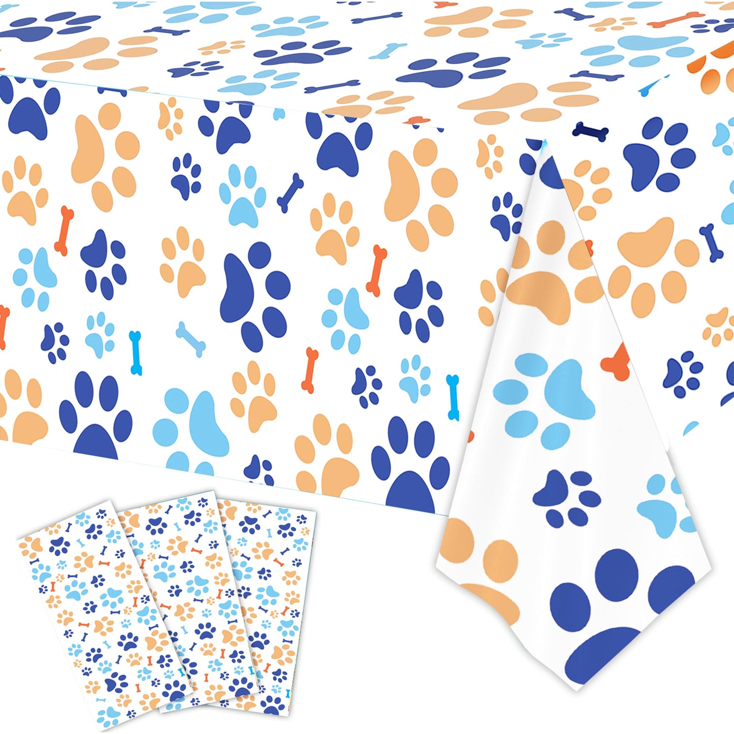 Bluey Puppy Plastic Tablecloth - 3 ct