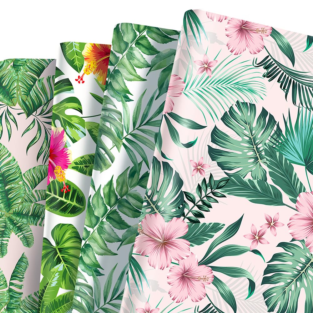 Hawaii Tropical Wrapping Paper Sheets
