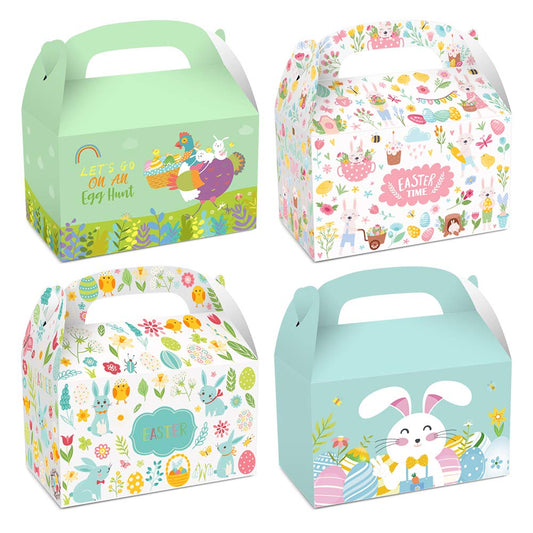 Easter Bunny Party Favor Gable Boxes – 12 ct