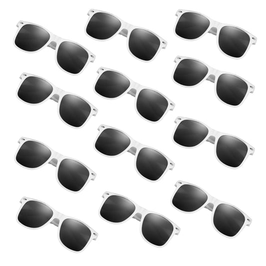 White Party Favor Sunglasses - 24 ct