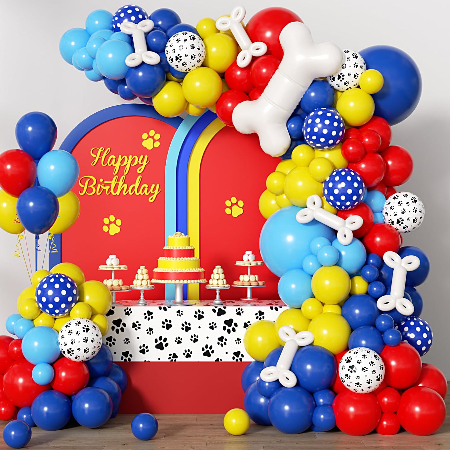 Paw Print Balloon Garland Kit