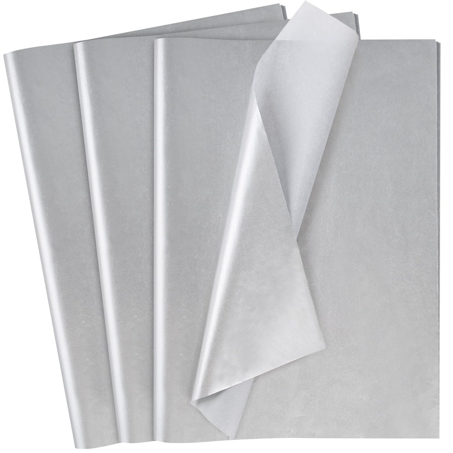 Silver Tissue Paper for Gift Bags – 86 Sheets
