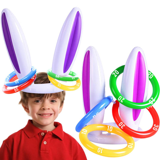 Easter Bunny Ring Toss Game 2-Pack Inflatable Party Supplies