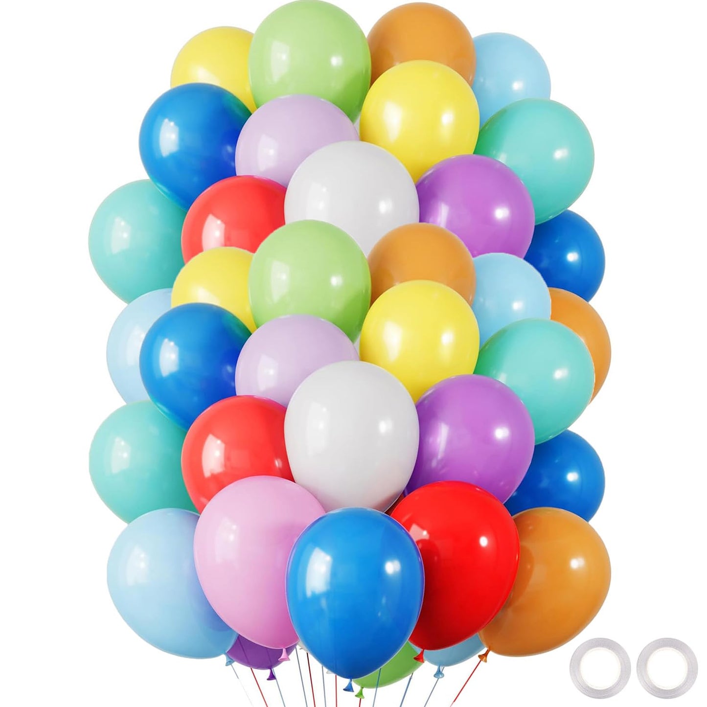 Pastel Colorful Latex Balloon Party Set