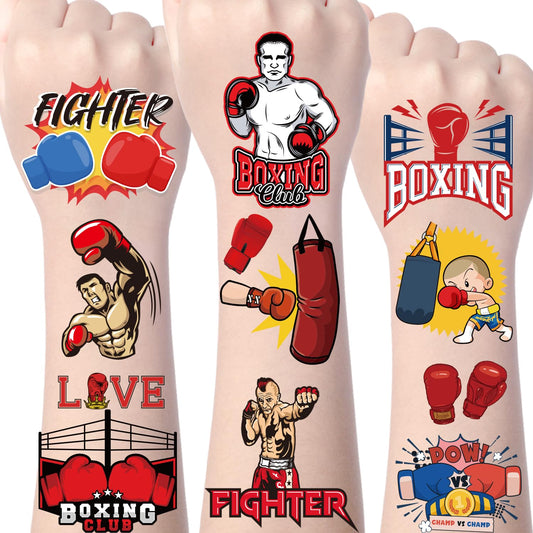 Boxing Temporary Tattoos Party Favours – 200+ Pack