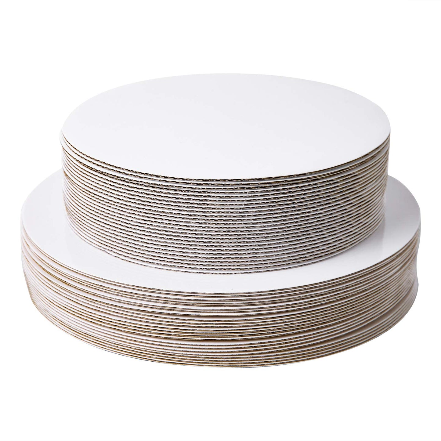 [25pcs] 8" White Cakeboard RoundDisposable Cake Circle Base Boards Cake Plate Platter 8 inch25 of Pack (White 8inch)