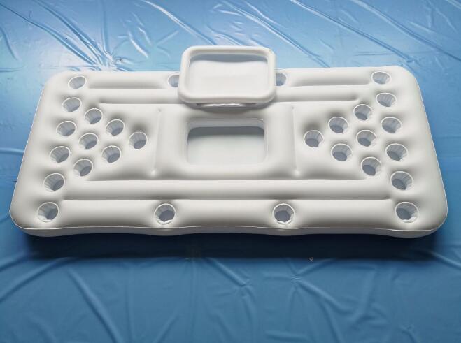Inflatable Beer Pong Pool Float Table with Built-In Ice Cooler - 6ft x 3ft