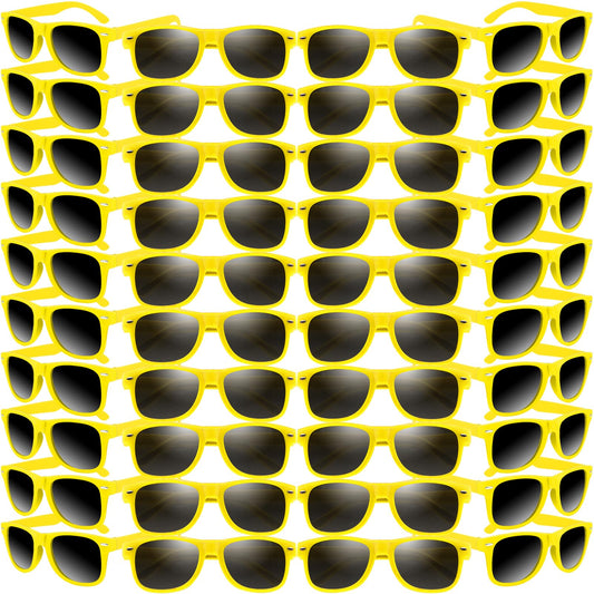 Yellow Party Sunglasses Bulk Favours