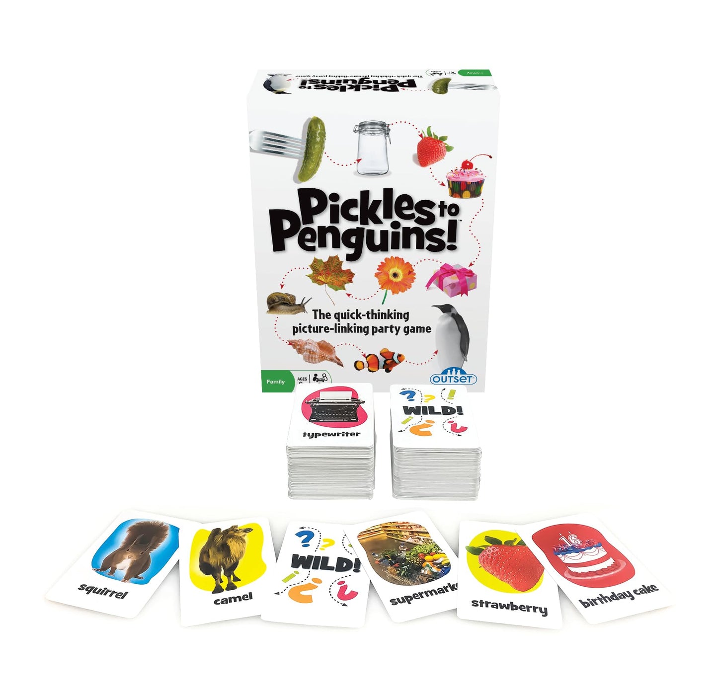 Pickles to Penguins Party Game – Quick-Thinking Picture-Linking