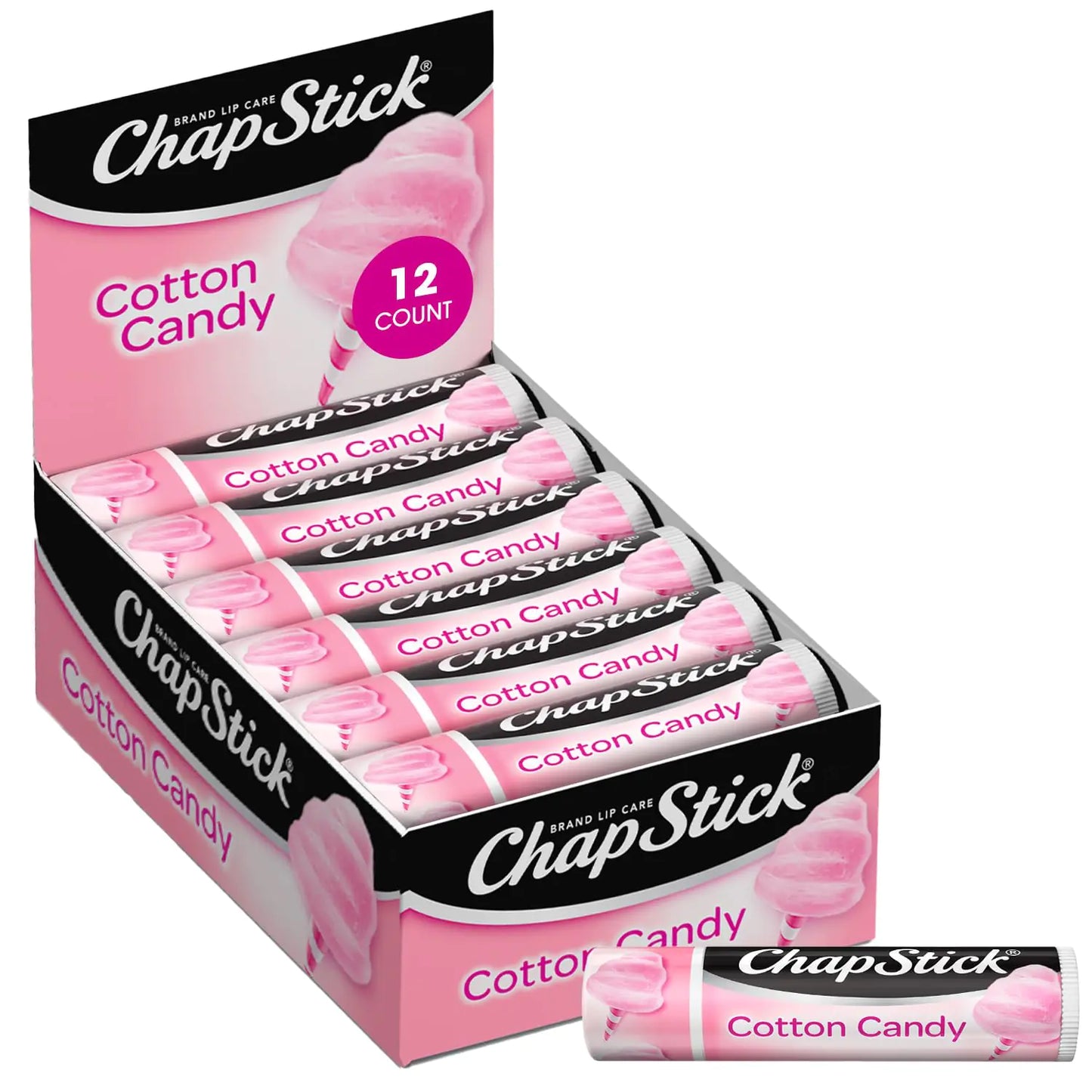 Cotton Candy Lip Balm Party Favors - 12 ct