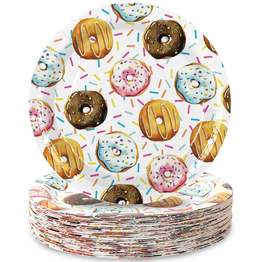 Donut Sprinkle Paper Plates