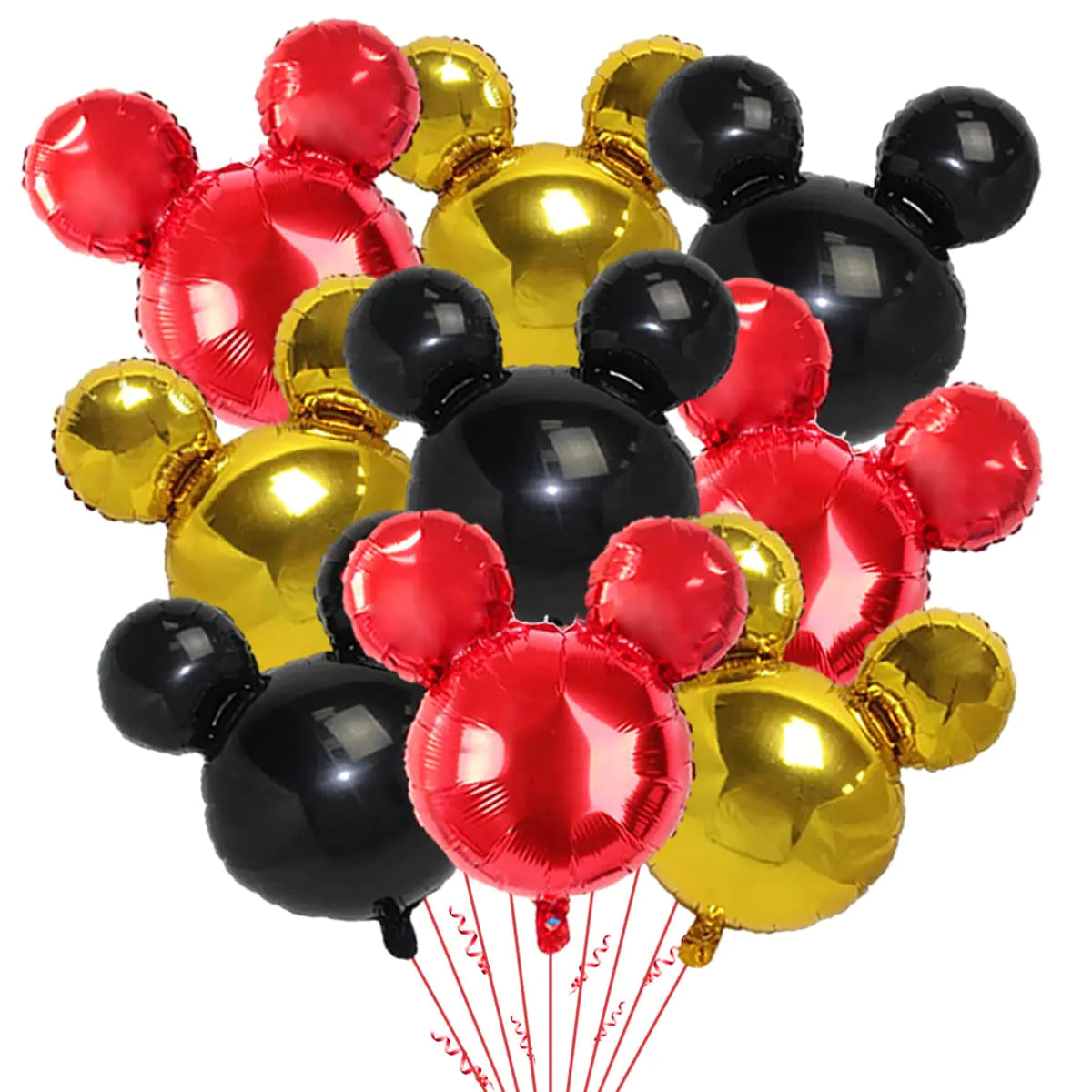 Classic Mouse Character Foil Balloons 27 Inch - 9 ct
