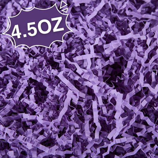 Purple Crinkle Paper Shred Box Filler