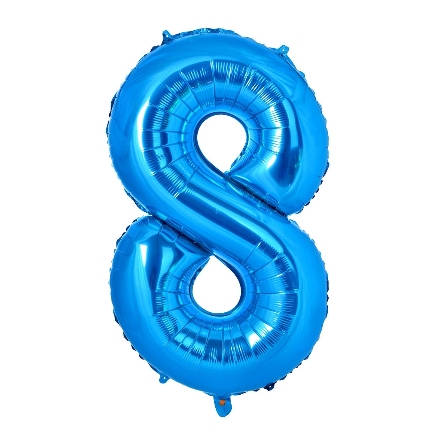 Blue Number 8 Giant Foil Birthday Balloon - 40 Inch