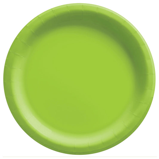 Kiwi Green Paper Plates 8.5 Inch - 20 ct