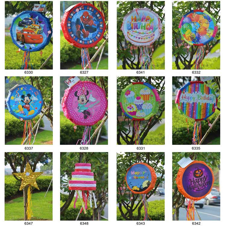 Superhero Emblem Birthday Party Piñata