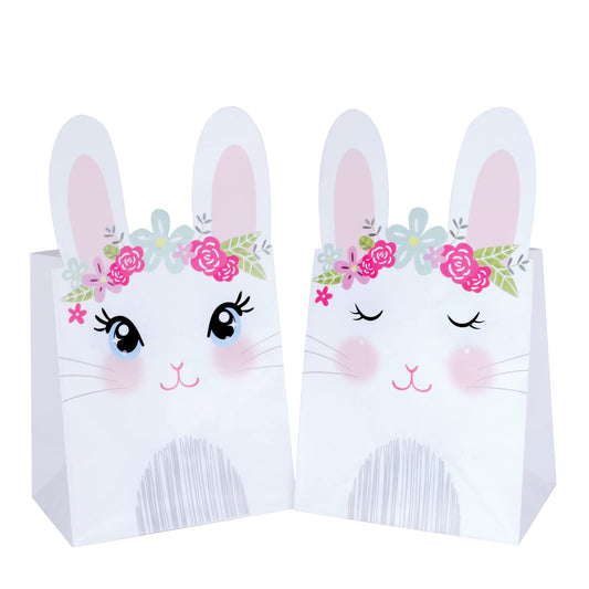 Easter Bunny Paper Treat Bags – 20 Pack