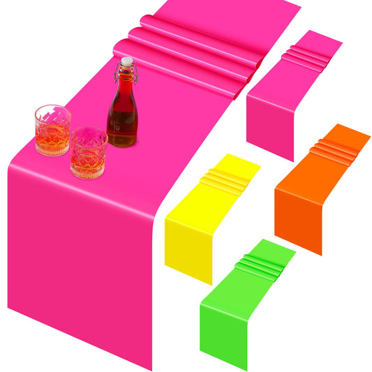 Neon Glow Table Runner Party Decorations - 8 ct