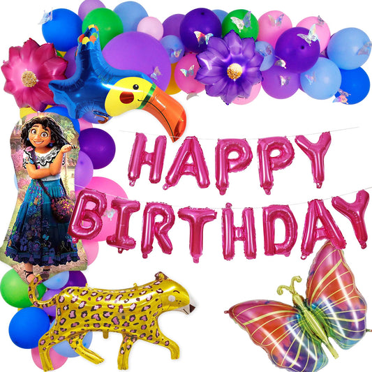 Whimsical Familia Character Balloon Garland Party Kit