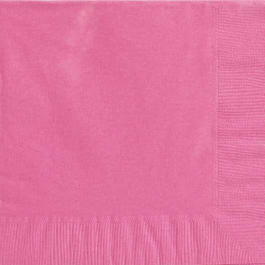 Hot Pink Classic Dinner Napkins