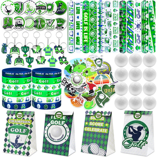 Golf Party Favours Goodie Bag Set – 122 Piece