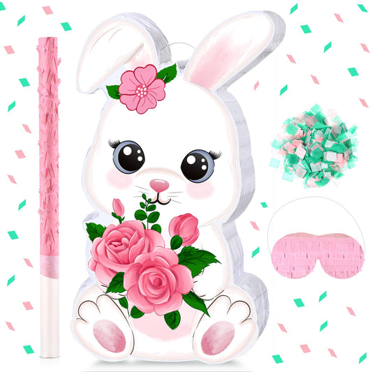 Bunny Easter Piñata Party Game Set