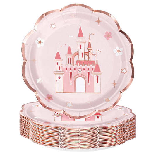 Princess Castle Paper Plates
