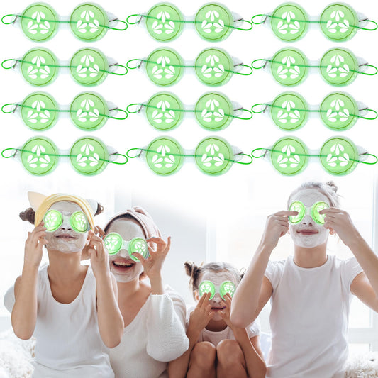 Cucumber Gel Eye Pads Spa Party Favours – 12 Pack