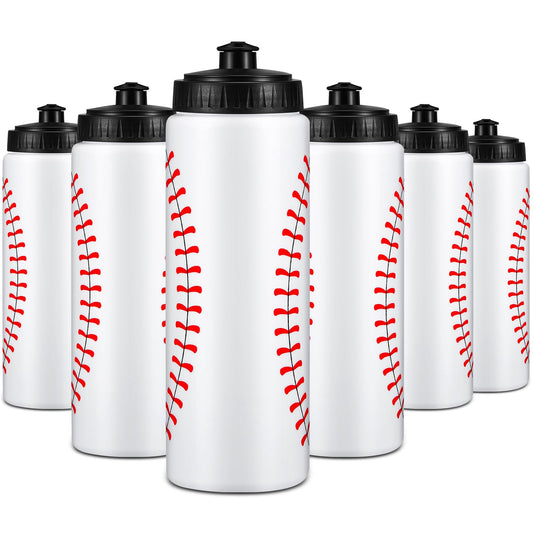 Baseball Plastic Reusable Water Bottles