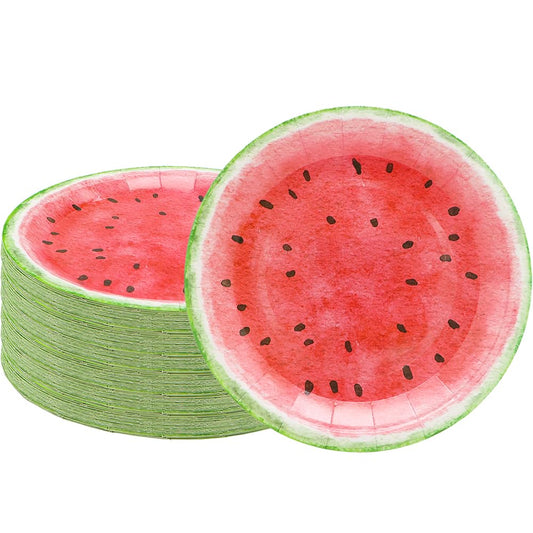 Watermelon Summer Dessert Plates