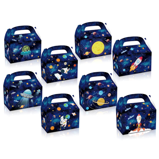 Outer Space Party Favor Bags with Stickers - 24 ct