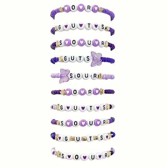 YANMIN 10pcs Handmade Stretch Friendship Bracelets for Teen Girls Singer Inspired Merch Outfits Decoration Girls Birthday Gifts Seed Beaded Friendship Bracelets Bulk for Music Fans