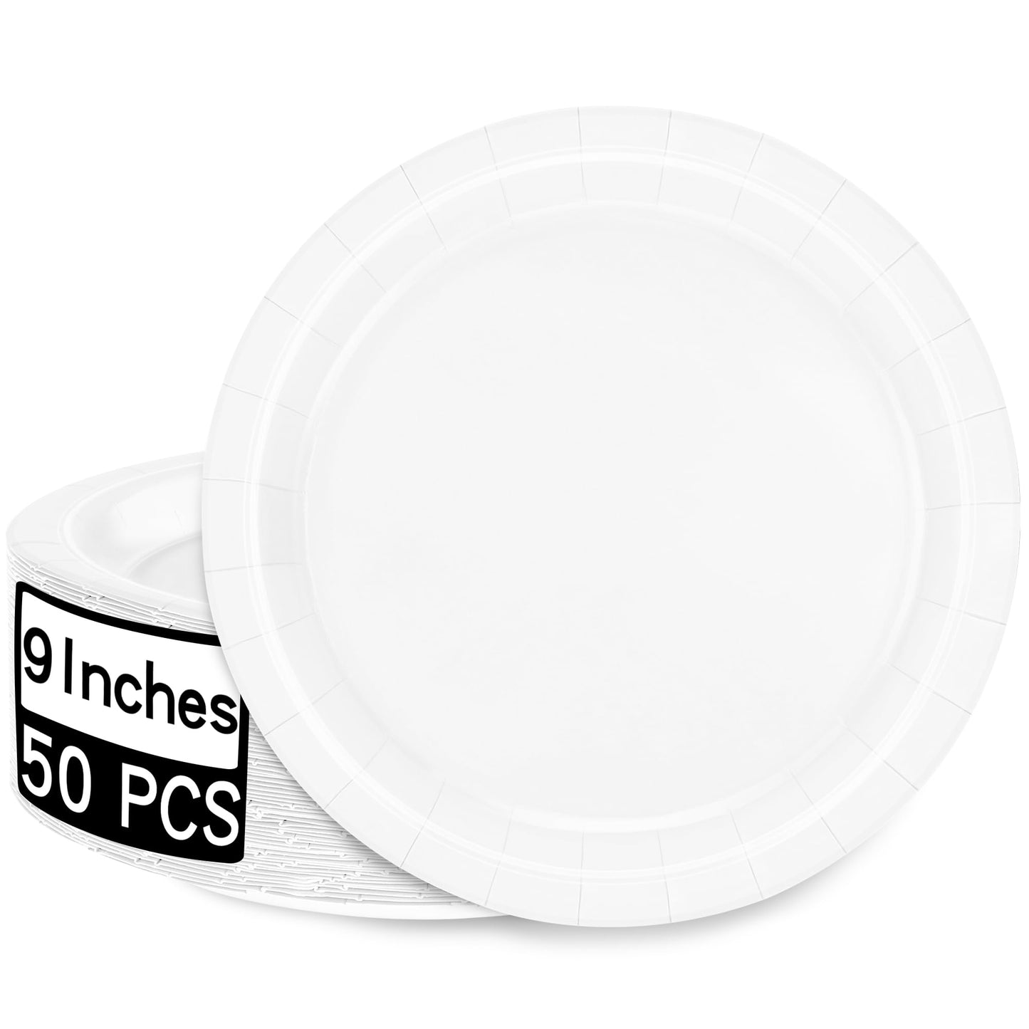 White Disposable Dinner Plates