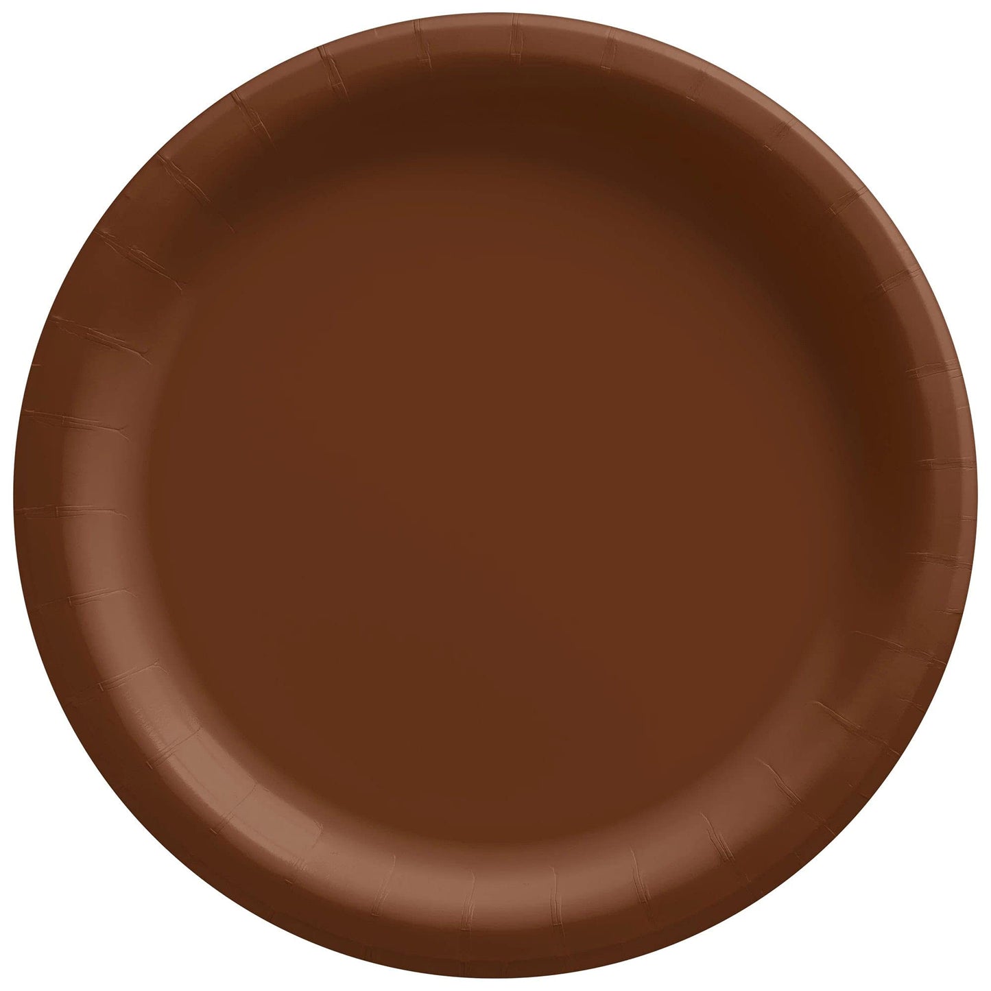 Chocolate Brown Paper Plates 8.5 Inch