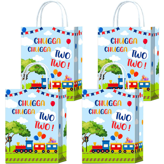 Chugga Chugga Two Two Train Party Gift Bags – 16 Pack