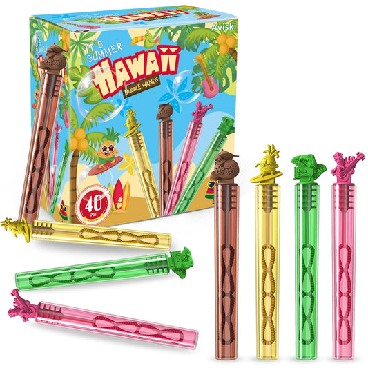 Hawaiian Bubble Wands Party Favors - 40 ct