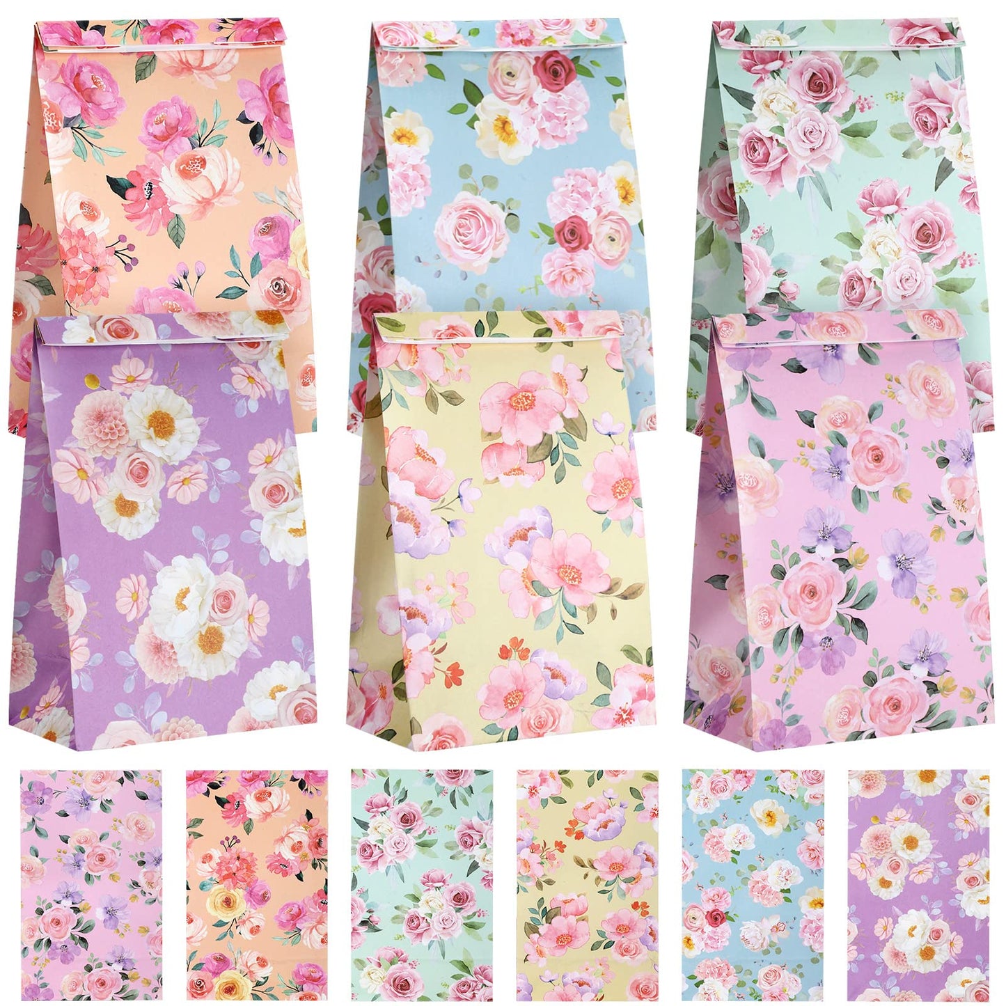 Floral Tea Party Gift Bags