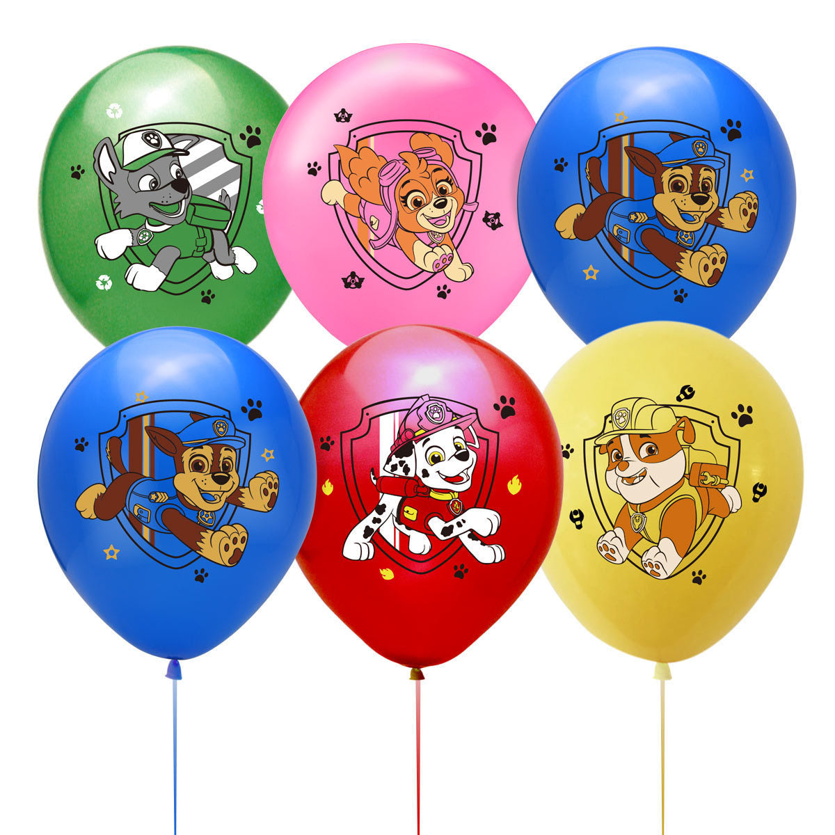 Blue Dog Character Theme Party Latex Balloons 12 Inch – 10 Pack