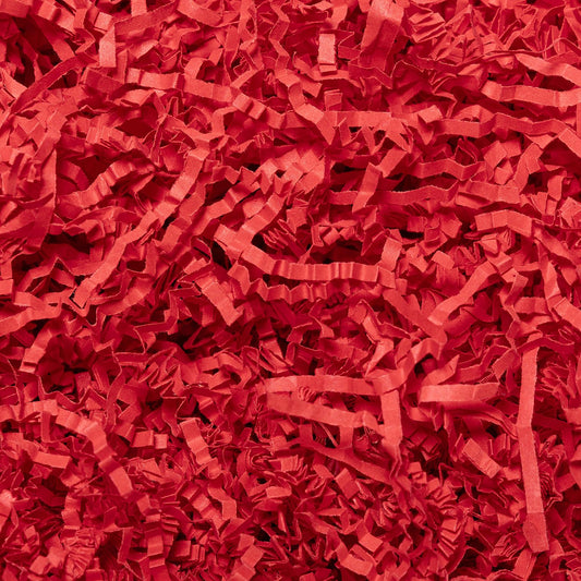 Mefleet 1 LB Crinkle Cut Paper Shred Filler Red Crinkle Shredded Paper for Gift Box - Gift Basket Bag Filler - Grass Cushion Stuffing for Valentines Day Holiday Packaging Wrapping