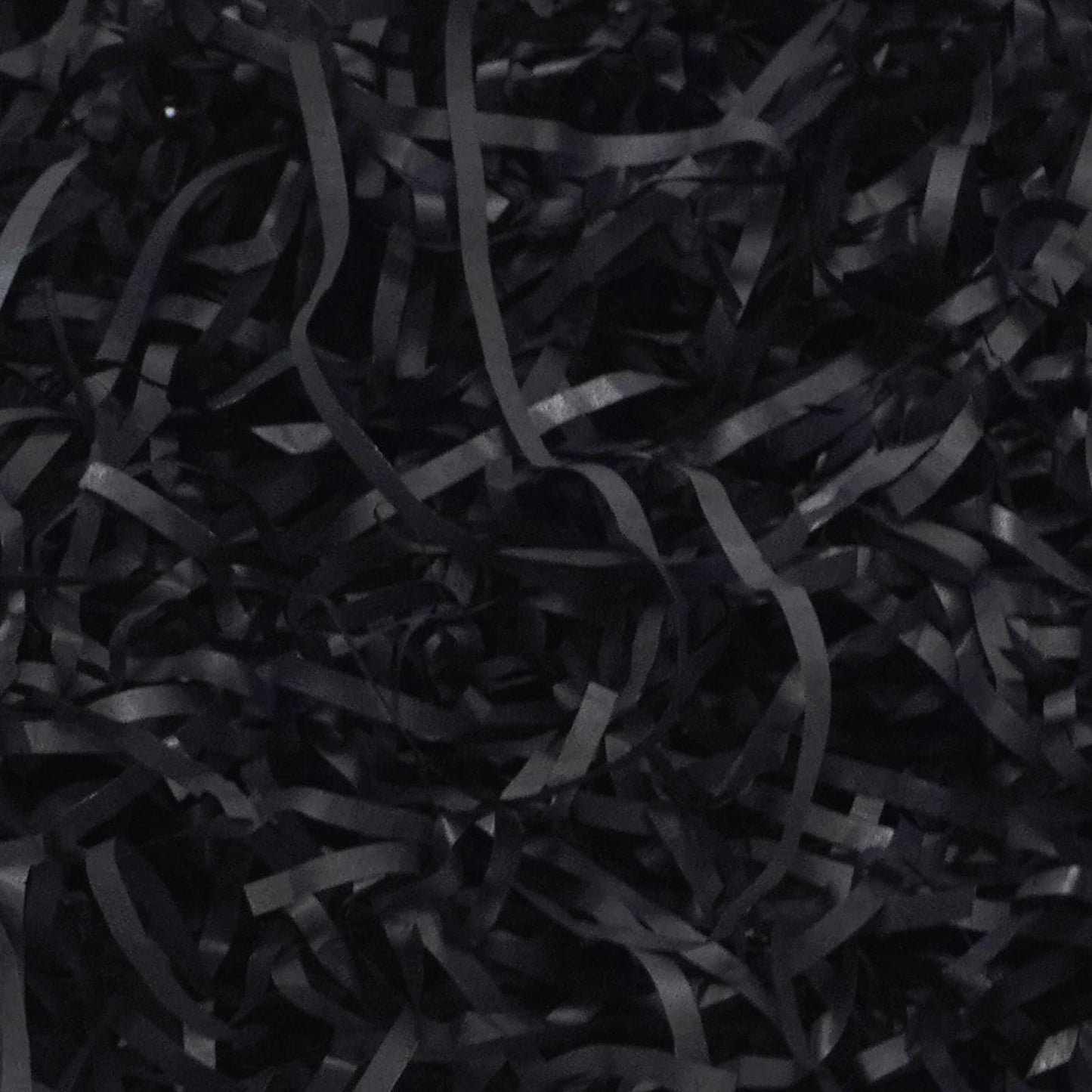 TORONTOKYO 4.5oz Crinkle Cut Paper Shredded Filler Confetti Raffia Grass Paper Shred for Gift Wrapping Basket Filling Birthdays Weddings Anniversaries Valentines Day Christmas (Black)