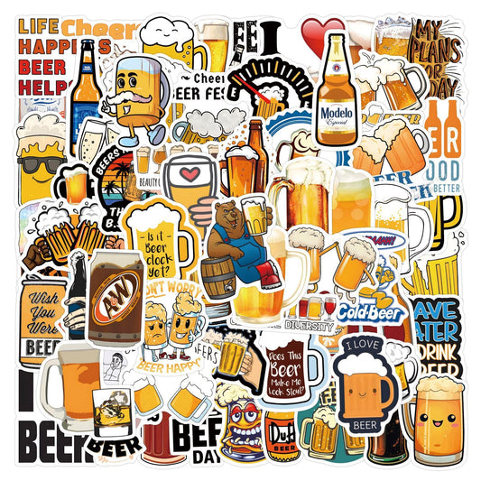 Funny Beer Stickers for Adults – 110 Pack