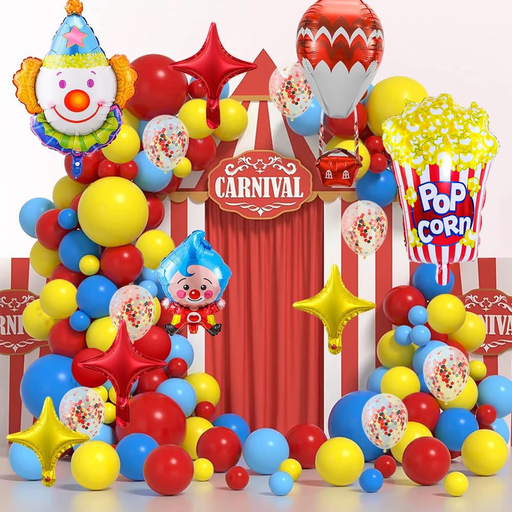 Carnival Circus Balloon Garland Kit
