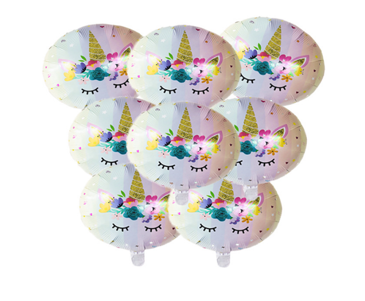 Unicorn Round Foil Party Balloon – 18 Inch