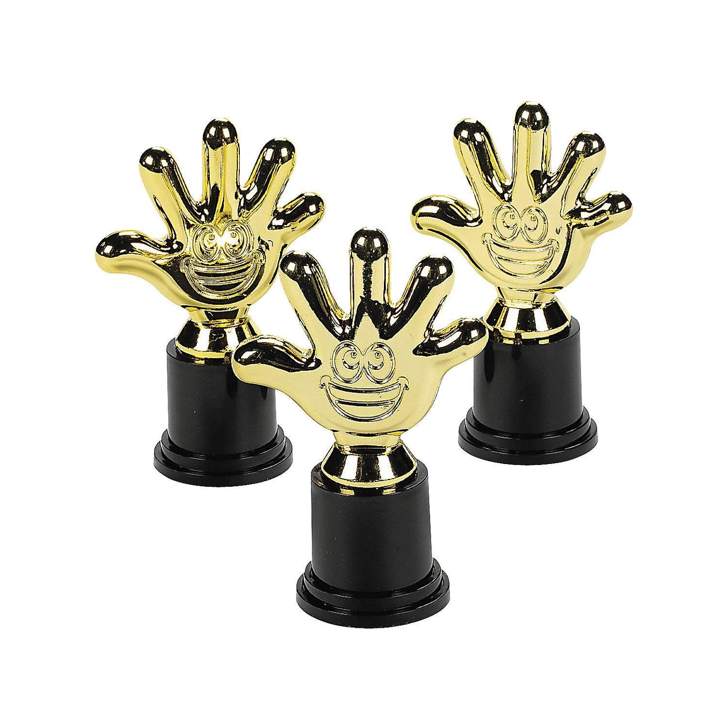 Fun Express High Five Trophies Great for Rewards (Set of 12)