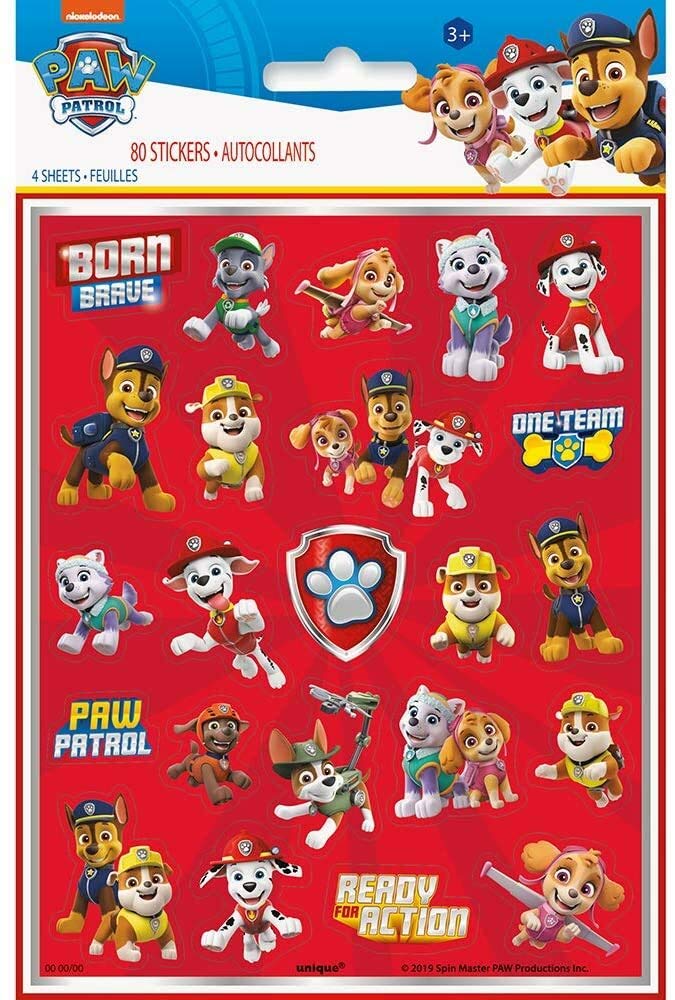 Blue Dog Character Sticker Sheets - 4 ct