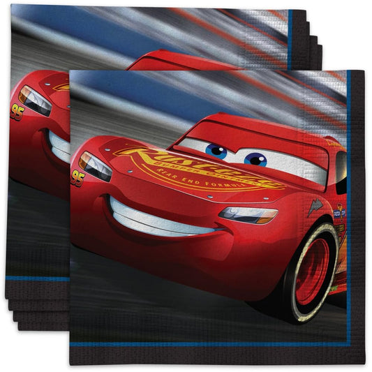 Disney Cars 3 Lightning McQueen Beverage Napkins